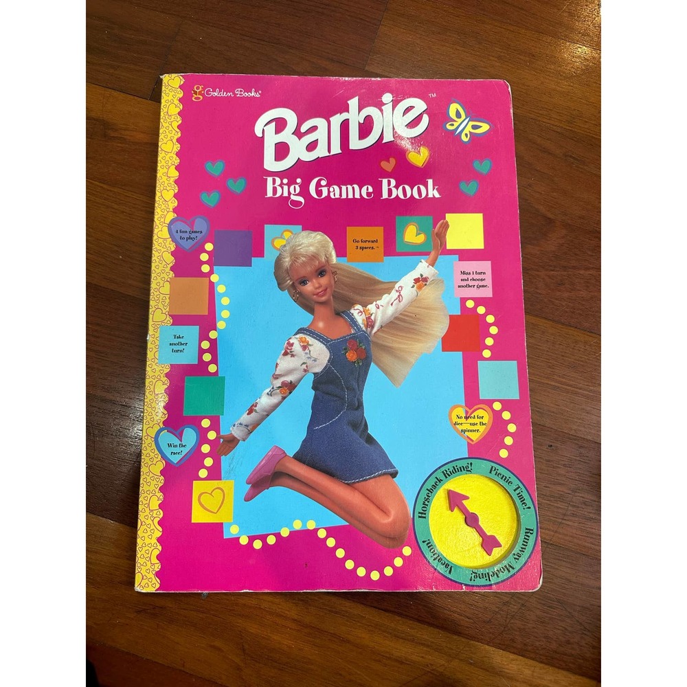 Vintage Barbie Big Game Book 1997 by Golden Books